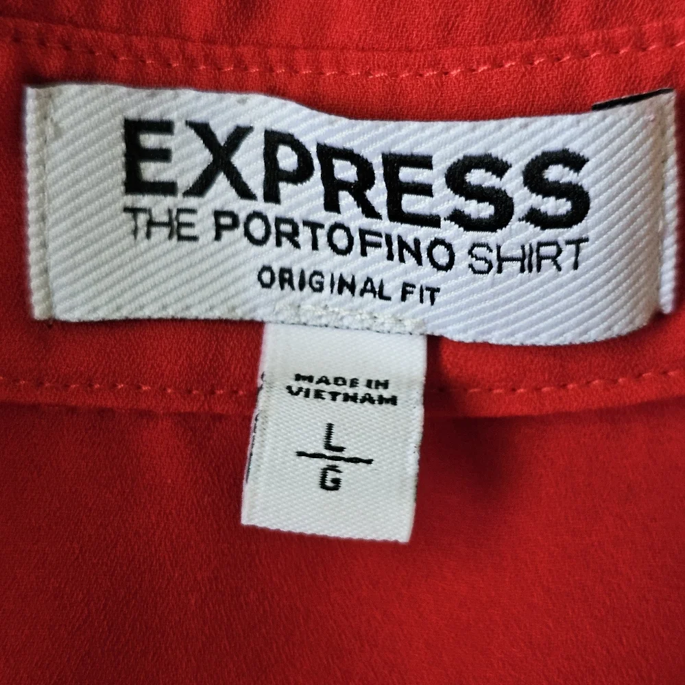 Express Red Sleeveless Blouse - Picture 5 of 6